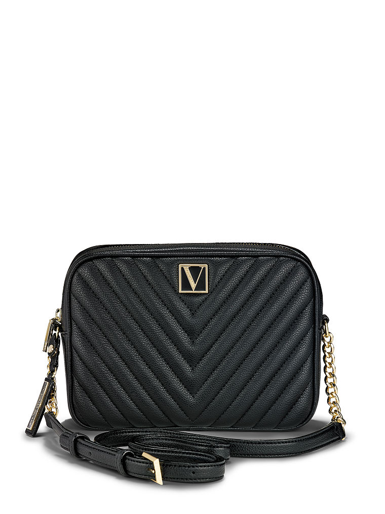 black victoria secret crossbody bag