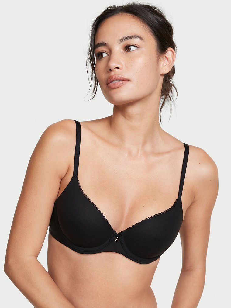 Victoria's Secret Perfect Coverage T Shirt Bra, Full Coverage, Lightly  Lined, Adjustable Straps, Bras for Women, Body by Victoria Collection,  Beige (34D), Toasted Sugar Smooth, 34D: Buy Online at Best Price in