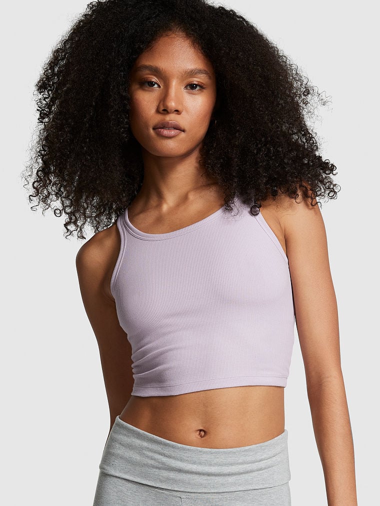 Buy Rib Crop Tank Top in Jeddah,  Victoria's Secret Saudi Arabia KSA