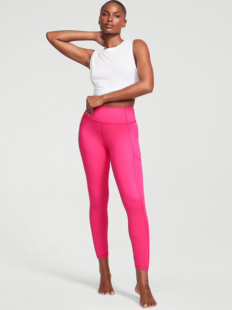 Hot Pink Leggings With Pocket