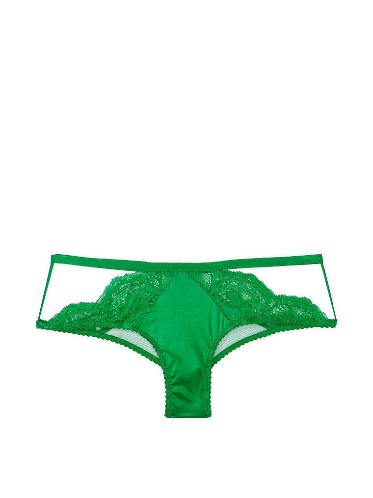Strappy Detailed Lace Panty Green