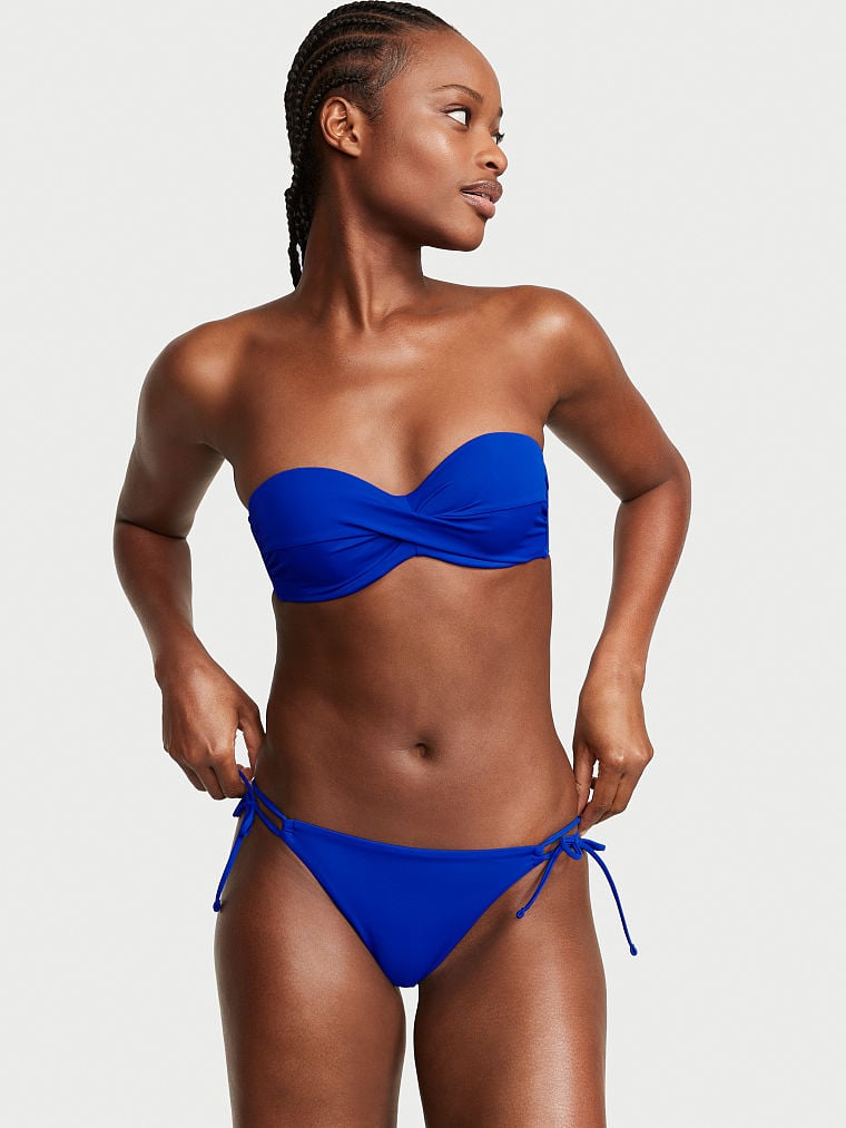 Bandeau cheap bikini blue