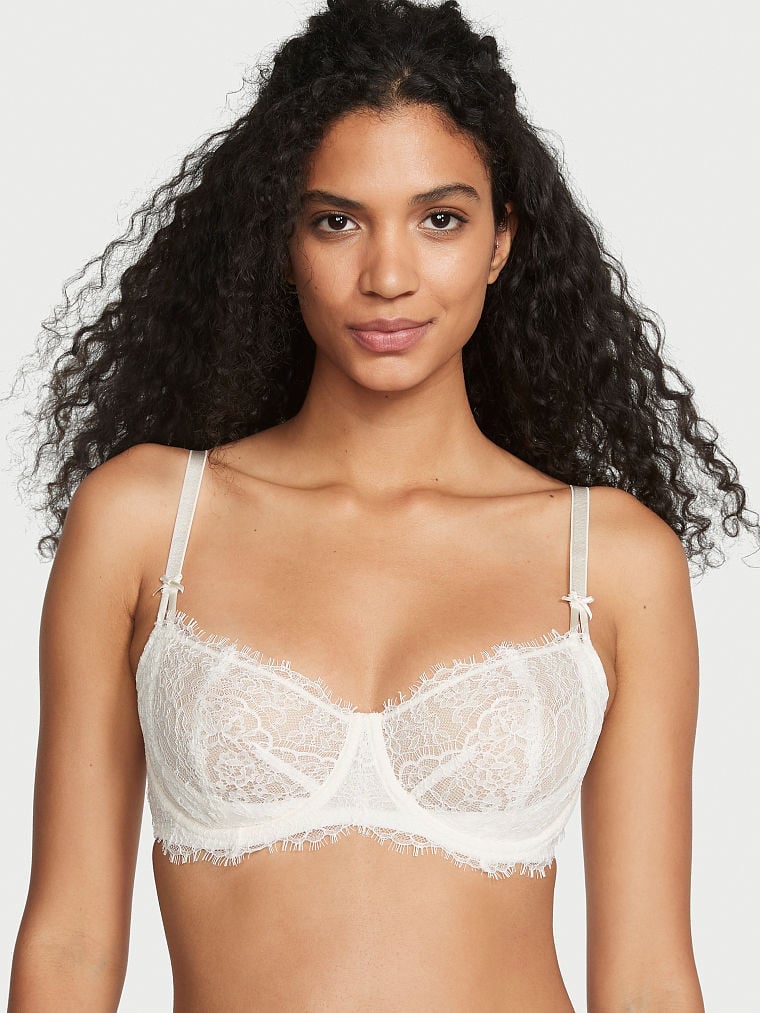 Wicked Embroidered Unlined Balconette Bra –