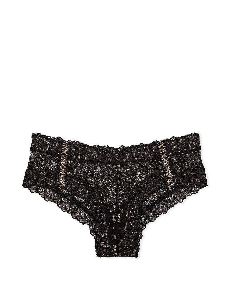 Buy Shimmer Lace Lace-Up Cheeky Panty in Jeddah