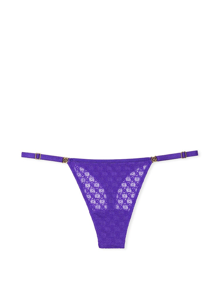 Buy Icon by Victoria's Secret Icon Lace Adjustable Thong Panty in Jeddah