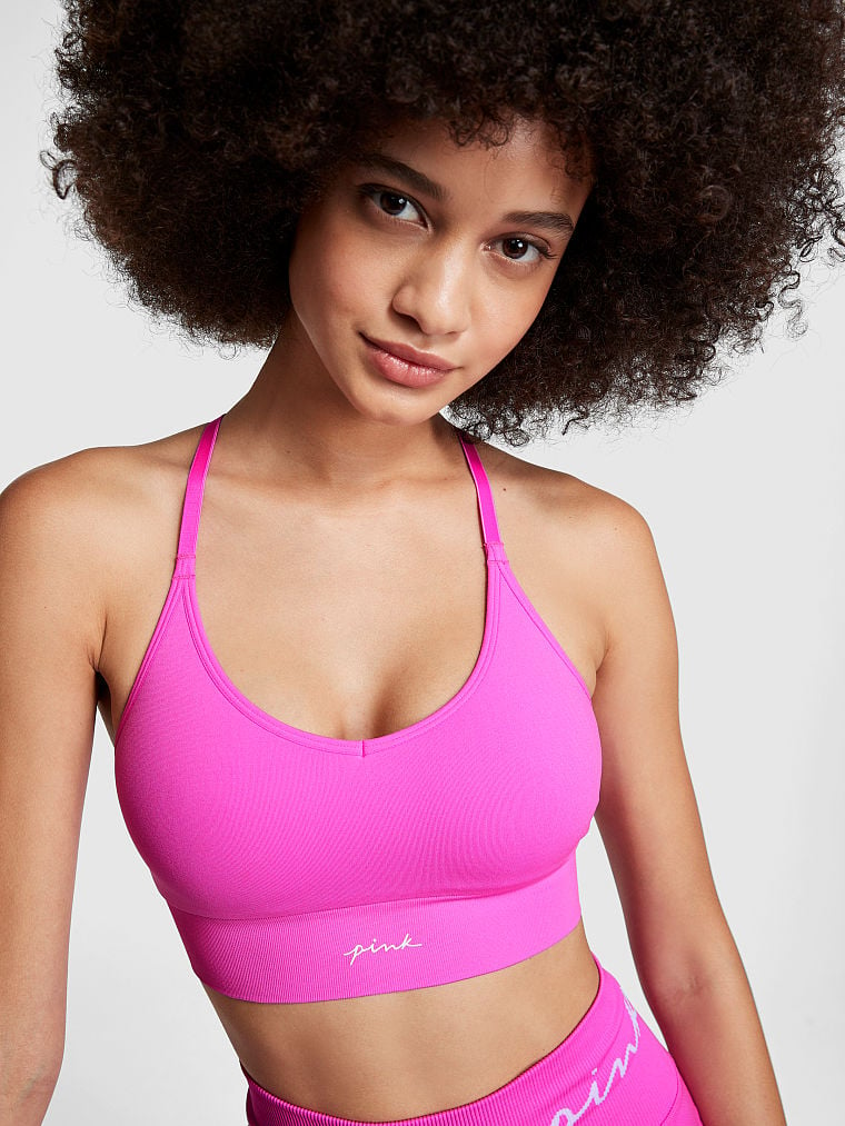 Seamless Breathable Strapless Sports Bra For Yoga & Workout