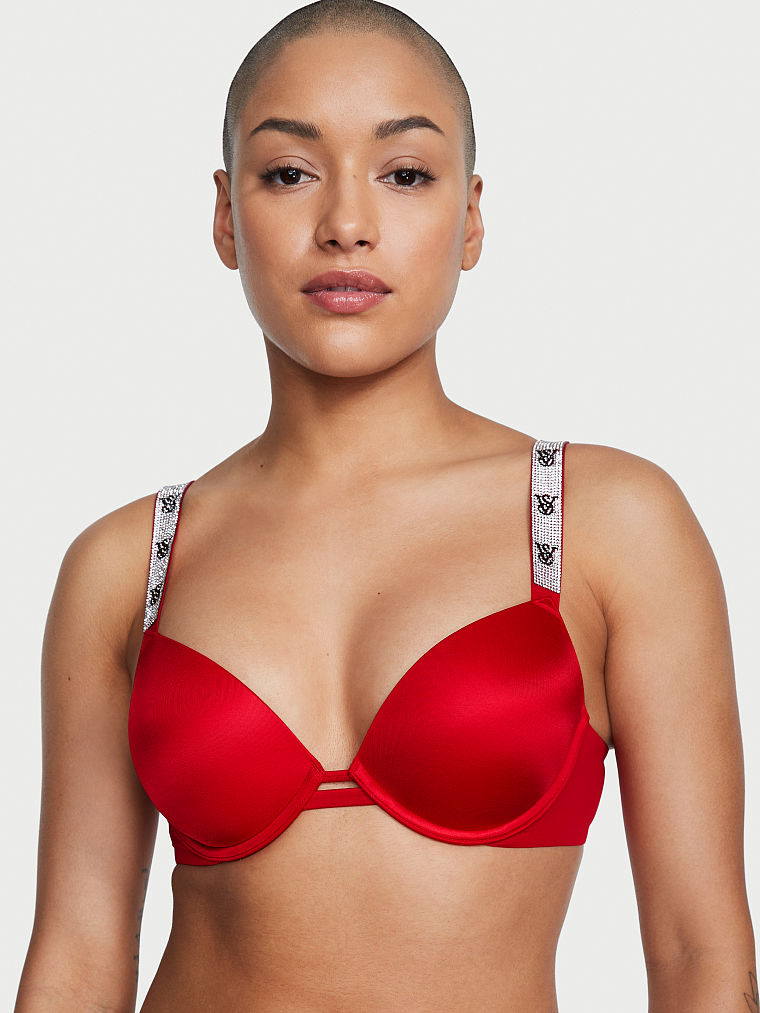 Victoria's Secret shine strap bra Pink - $45 (34% Off Retail) - From