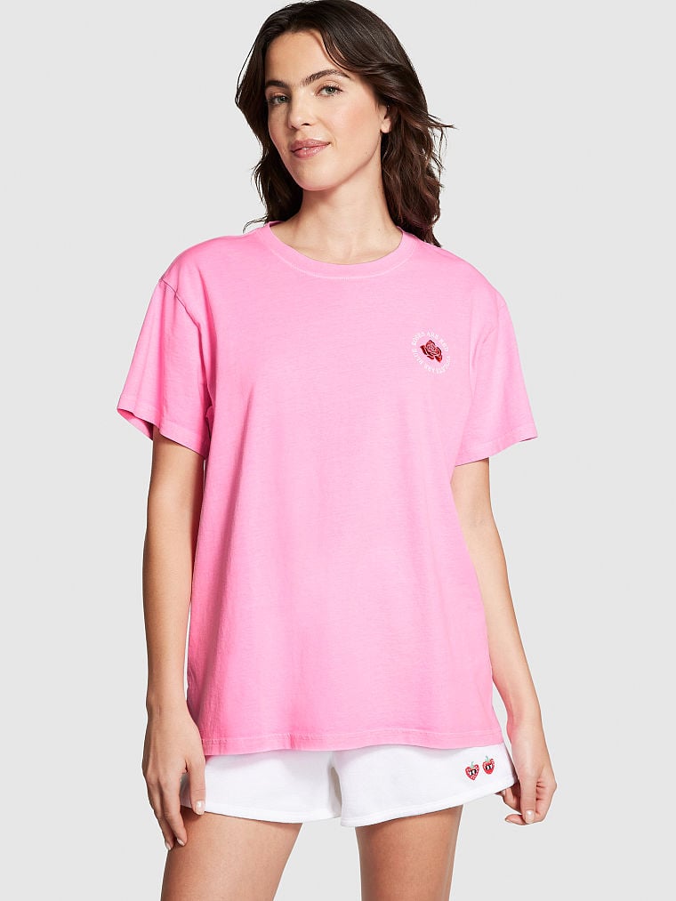 Buy Oversized Short-Sleeve T-Shirt in Jeddah