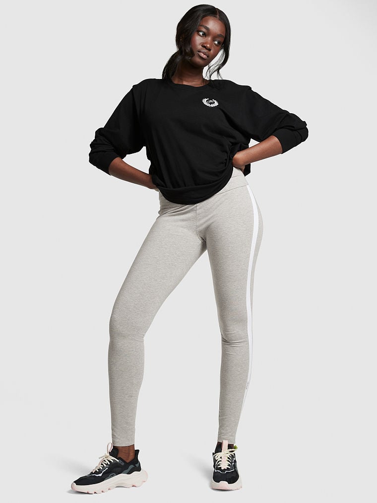 Buy Cotton High-Waist Leggings in Jeddah