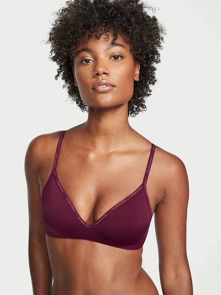 Victoria's Secret T Shirt Lightly Lined Wireless Bra Purple 36D Nwt Size  undefined - $32 New With Tags - From Marie