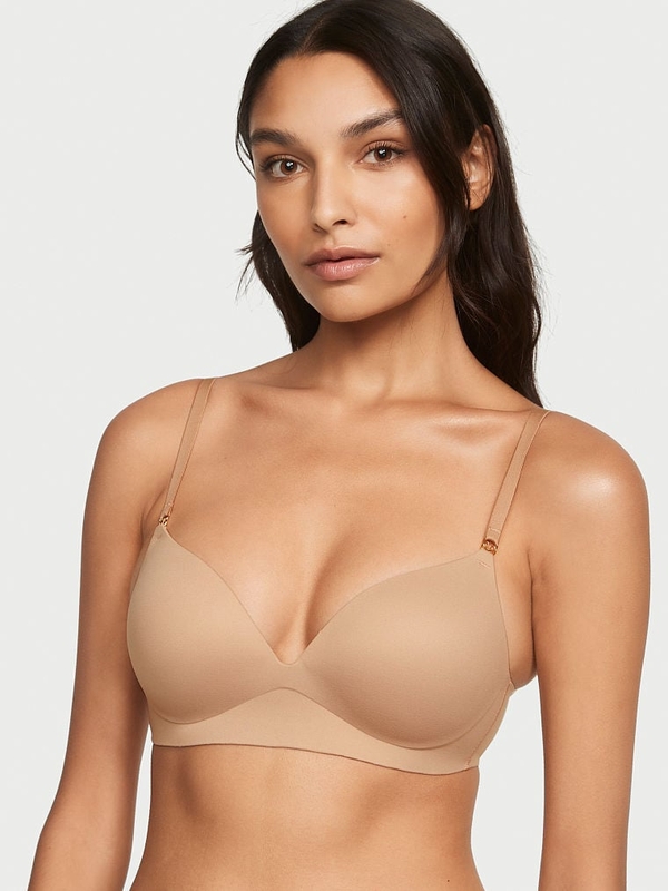 Red Wireless Bra Women's Wireless Bra with Seamless Smooth Comfort Wirefree T  Shirt Bra, Beige, Small : : Clothing, Shoes & Accessories
