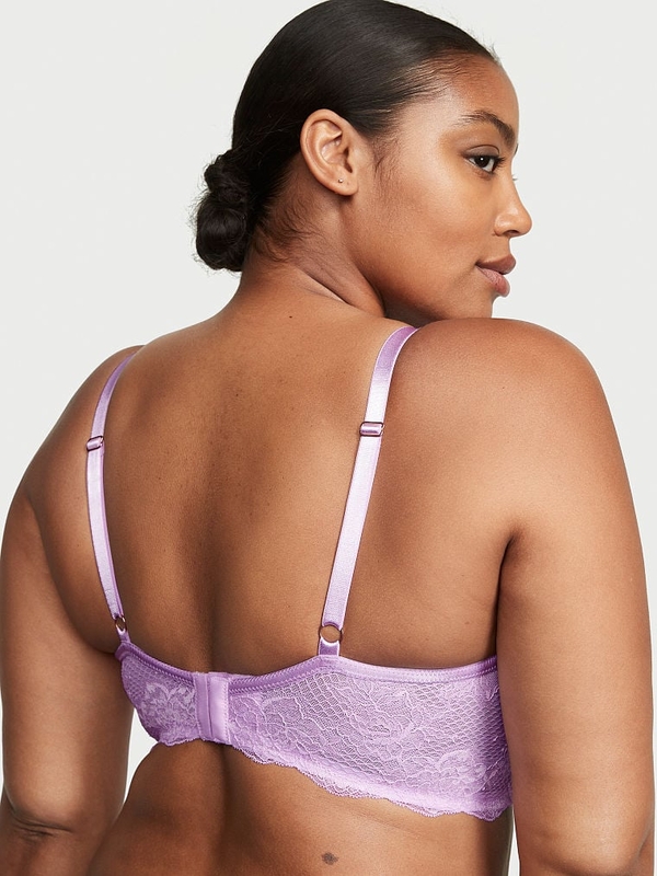 So Sweet Lace Seamless Bra Top In Mauve