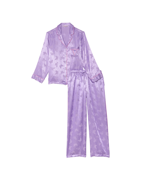 Buy Satin Long Pajama Set in Jeddah