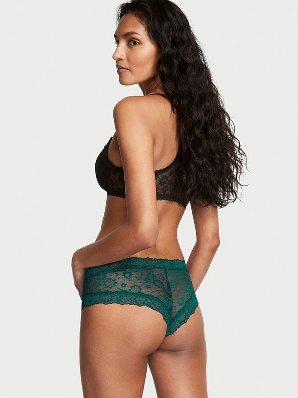 Buy Shimmer Lace Lace-Up Cheeky Panty in Jeddah