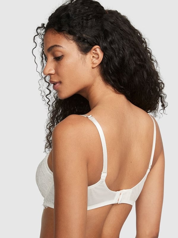 Women's Signature Lace Bras for Women Full Coverage, Unlined Lace