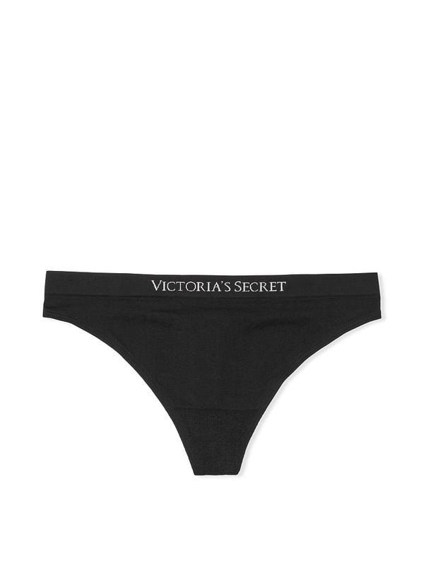  Victoria's Secret Seamless Thong Underwear Pack, Smooth Fabric,  Panties for Women, 4 Pack, Black (XS) : Clothing, Shoes & Jewelry