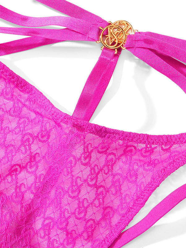 Icon by Victoria's Secret Lace Open Back Strappy Brazilian Panty
