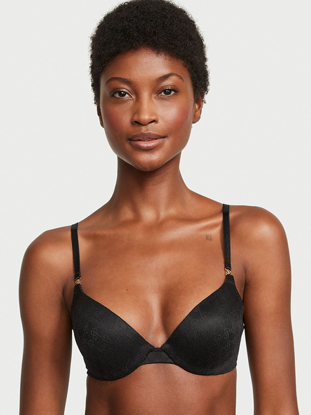 Calvin Klein Women Plunge PUSh Up Bra, Color:Black (Black 001), Size:80C  (Manufacturer Size: 0C36) price in Saudi Arabia,  Saudi Arabia