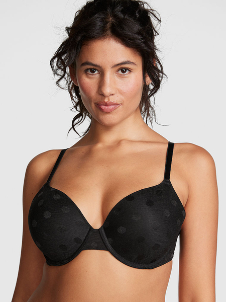 Victoria's Secret Pink Wear Everywhere T-Shirt Lightly Lined Bra 34C Black  Leo Lace : Buy Online at Best Price in KSA - Souq is now : Fashion