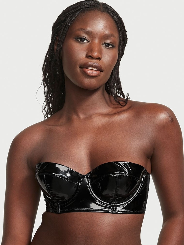 Frederick's of Hollywood Seamless Strapless push-up Add 1 Cup size